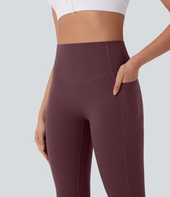 Halara UltraSculpt™ High Waisted Tummy Control Butt Lifting Ruched Pocket Shaping Yoga Leggings