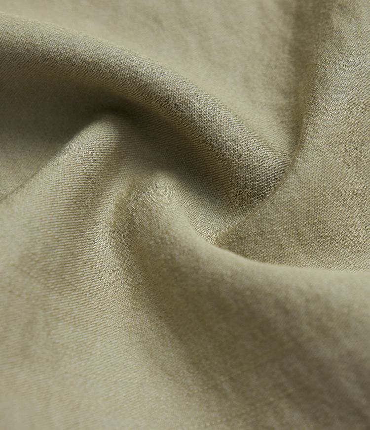 Wrinkle-Resistant High Waisted Drawstring Tapered Casual Linen-Feel Pants with Pockets