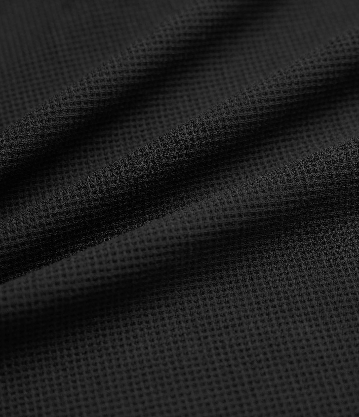 Sweat-shirt à capuche gaufré cordon de serrage manches longues ourlet arrondi avec poche