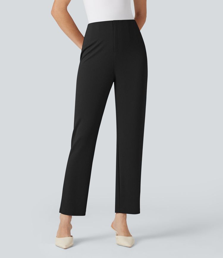 Halara Flex™ High Waisted Tapered Crepe Work Pants