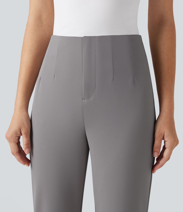 Halara Flex™ High Waisted Tapered Crepe Work Trousers