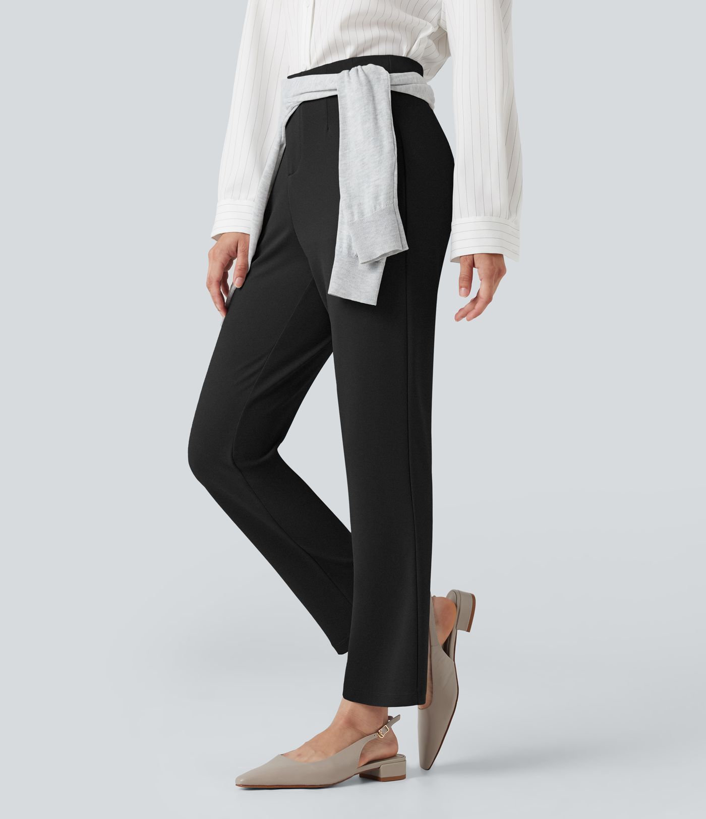 Halara Flex™ High Waisted Tapered Crepe Work Pants