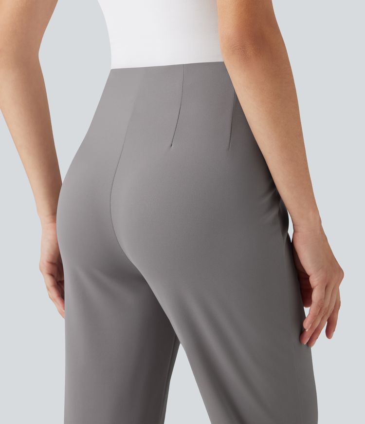 Halara Flex™ High Waisted Tapered Crepe Work Trousers