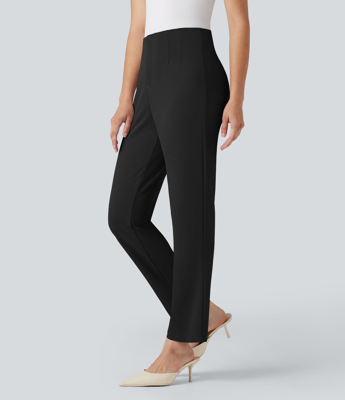 Halara Flex™ High Waisted Tapered Crepe Work Pants
