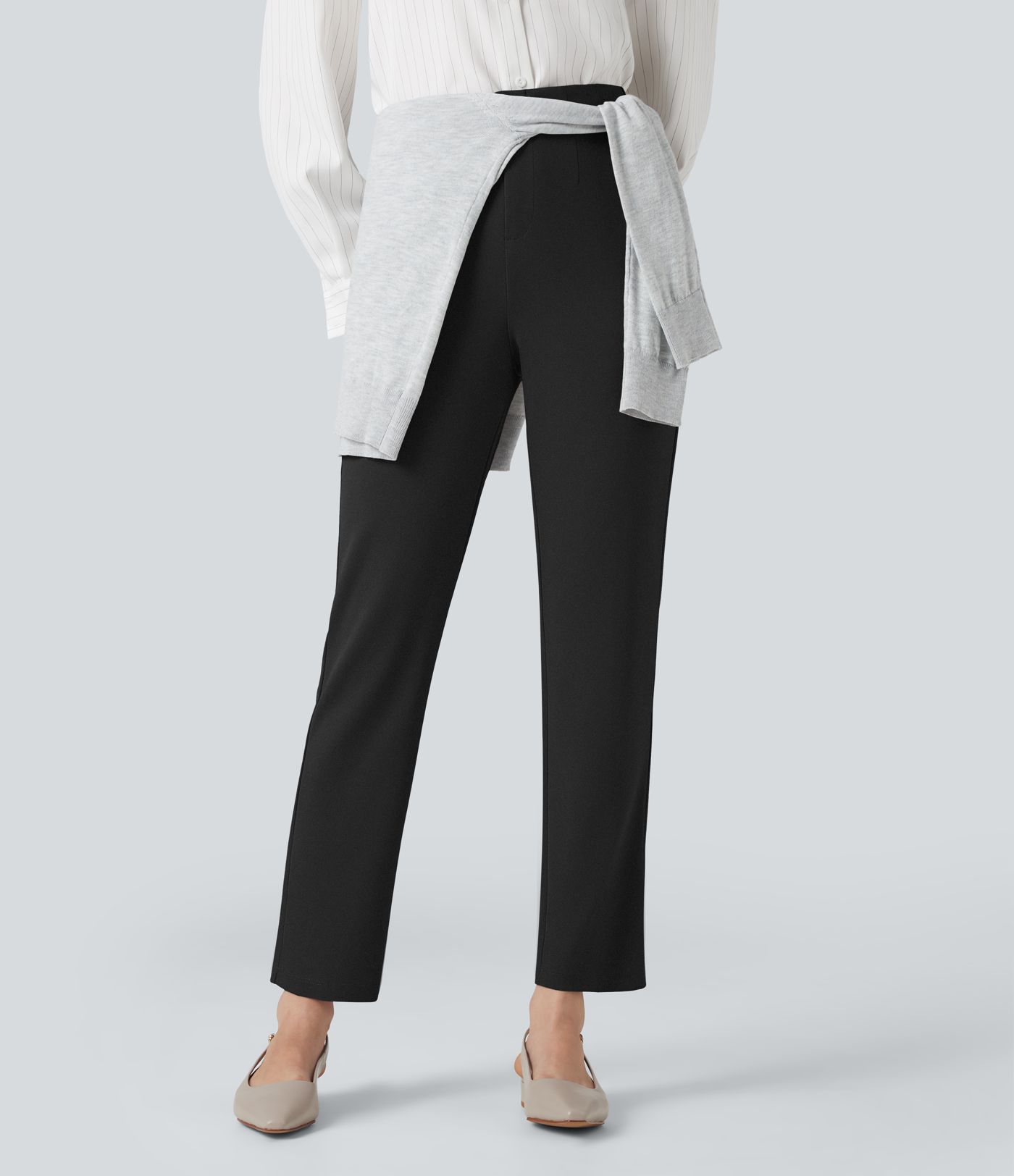 Halara Flex™ High Waisted Tapered Crepe Work Pants