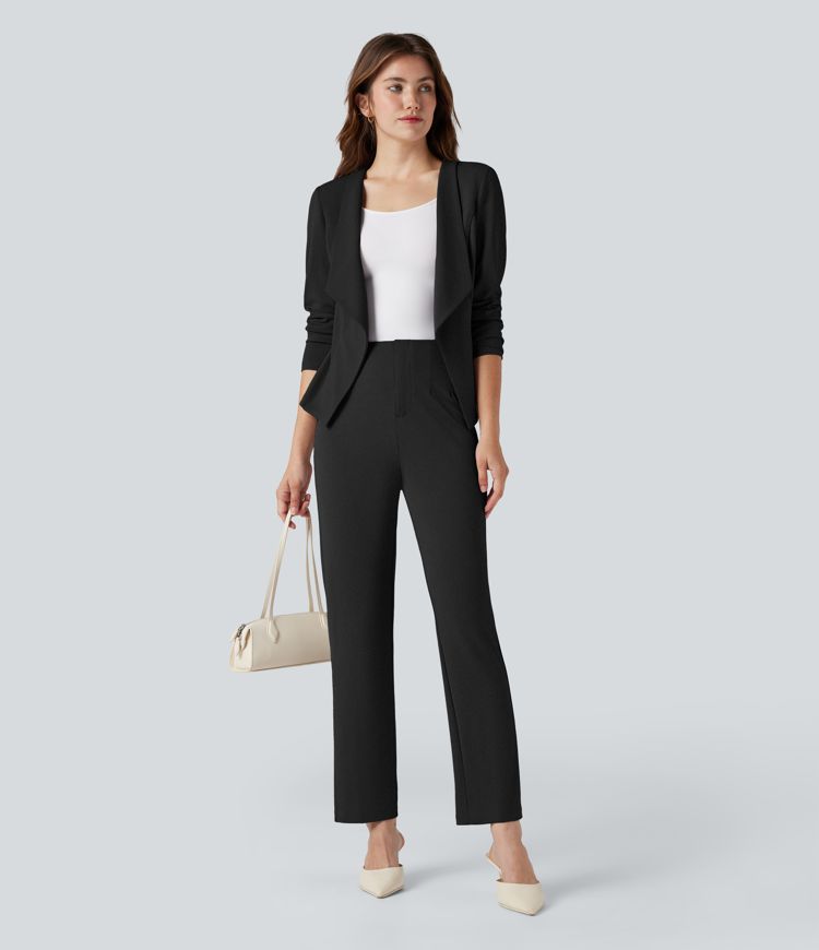 Halara Flex™ High Waisted Tapered Crepe Work Pants