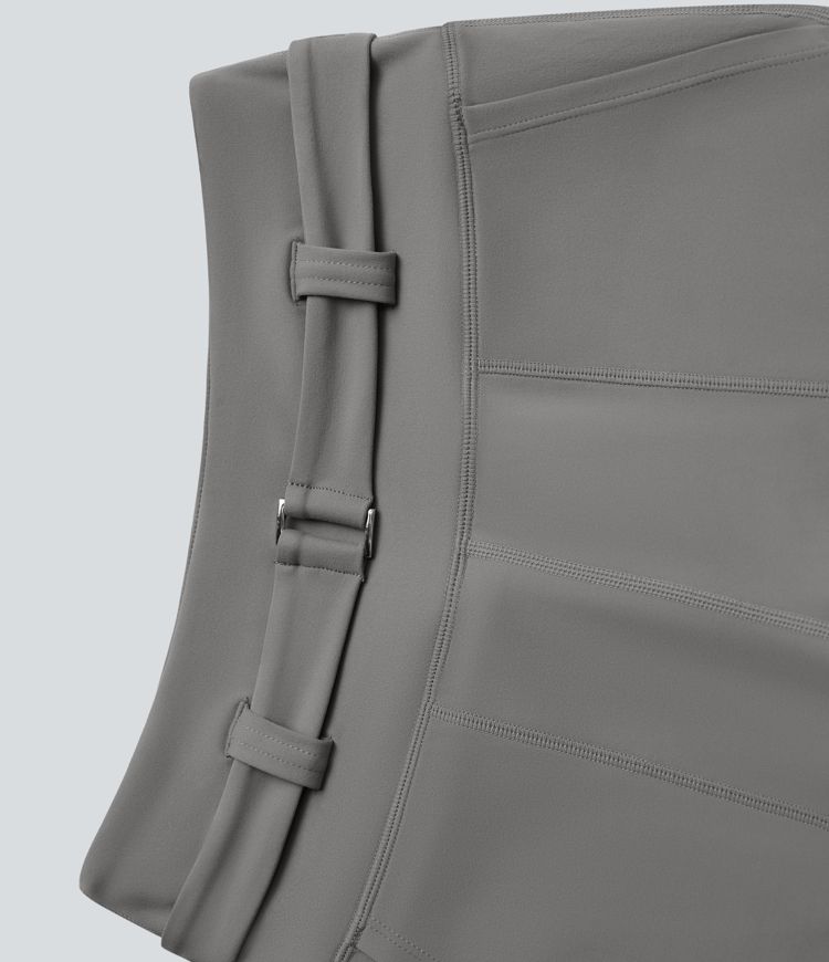 DayStretch High Waisted Tummy Control Bootcut Hiking Leggings with Pockets