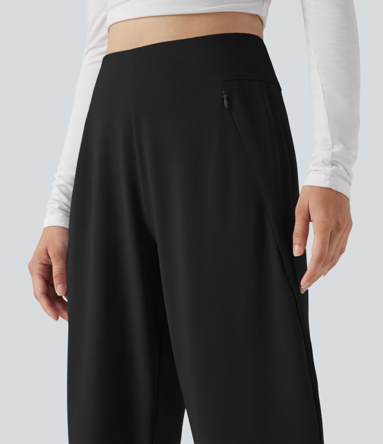 DayStretch High Waisted Casual Tapered Pants with Pockets