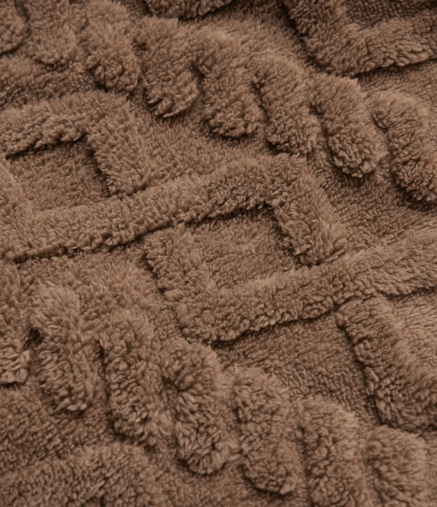 High-neck Zip Fly Casual Sherpa Jacket with Pockets