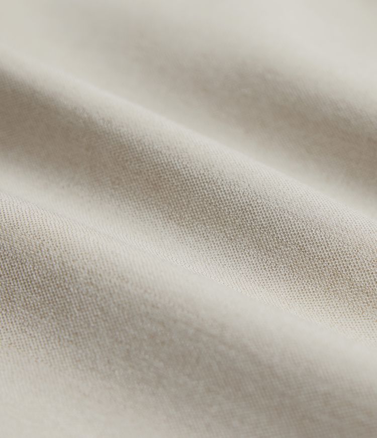 Wide fluid crease-resistant tailored trousers high waist crossed linen look with pockets