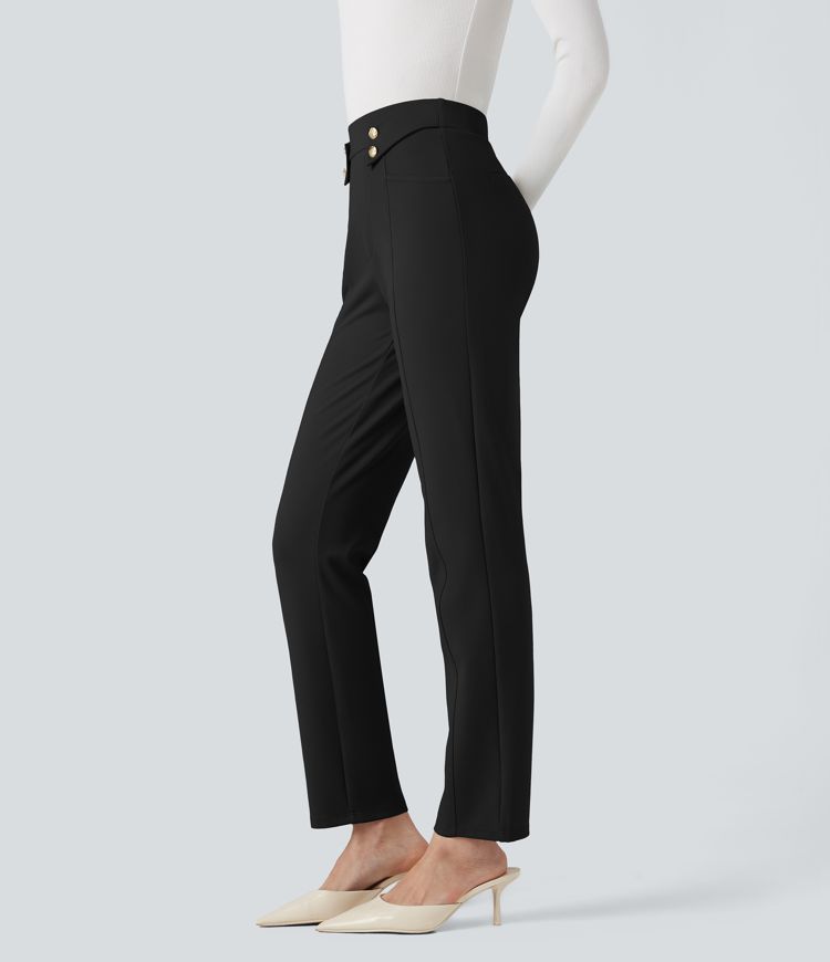 Halara Flex™ High Waisted Work Tapered Pants with Pockets