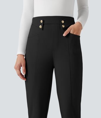 Halara Flex™ High Waisted Work Tapered Pants with Pockets