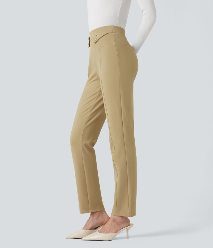 Halara Flex™ High Waisted Work Tapered Pants with Pockets