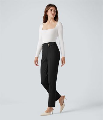 Halara Flex™ High Waisted Work Tapered Pants with Pockets
