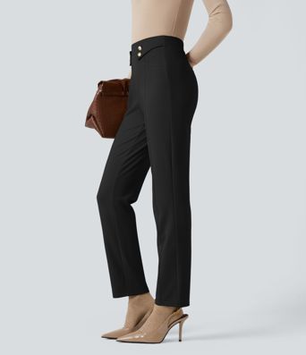 Halara Flex™ High Waisted Work Tapered Pants with Pockets