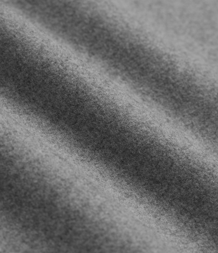 Jupe mi-longue évasée polaire taille haute avec poches