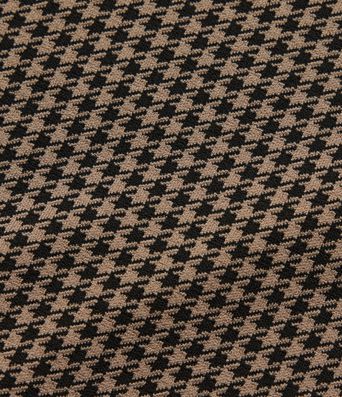 High Waisted 2-in-1 Houndstooth Bodycon Mini Casual Skirt with Pocket