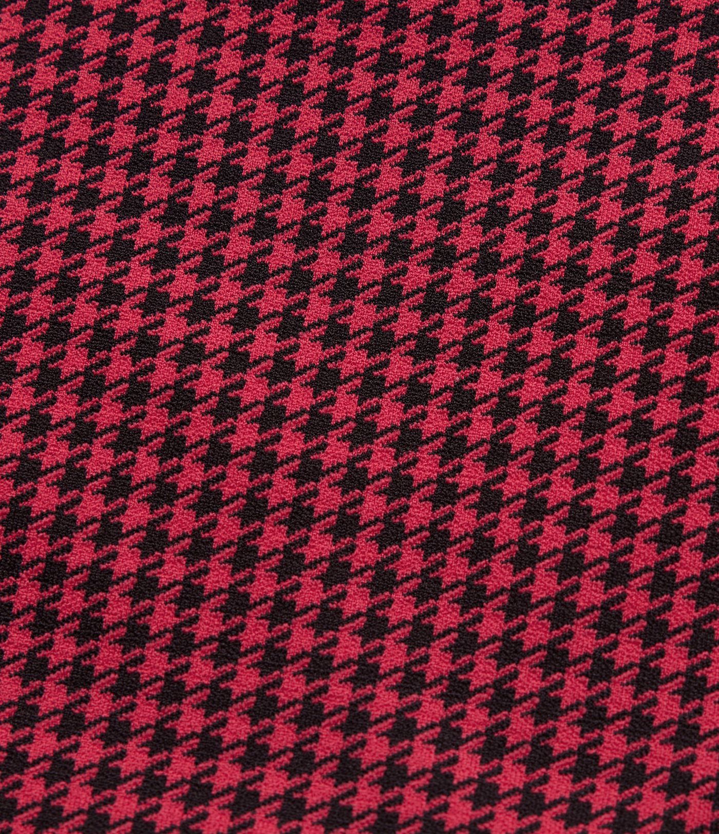 High Waisted 2-in-1 Houndstooth Bodycon Mini Casual Skirt with Pocket