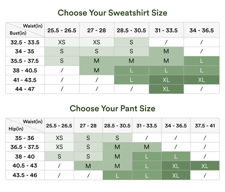 <p style="min-height: 24px"></p>
<p style="text-align:left;"><span style="color: rgb(36,67,23);font-size: 18px;"><strong>1. Pick your size </strong></span></p>
<p style="text-align:left;"><span style="color: rgb(36,67,23);">Double check the size chart to be sure your free product fits. </span></p>
