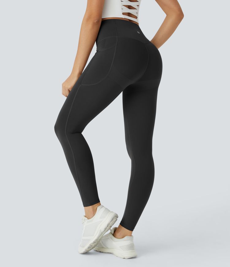 Halara UltraSculpt™ SoCinched High Waisted Butt Lifting Tummy Control Pocket Shaping Workout Leggings