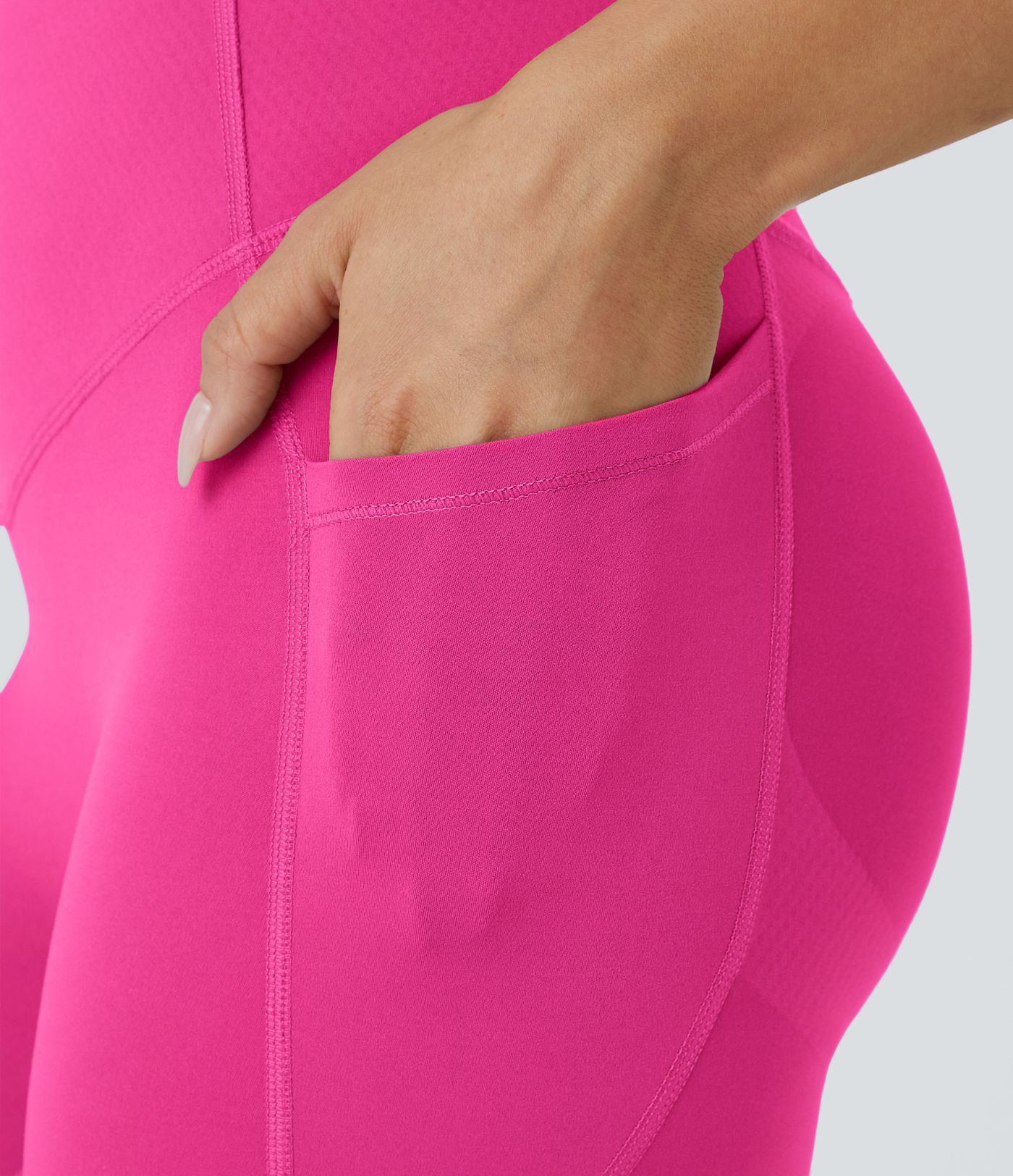 Halara UltraSculpt™ SoCinched Legging de Control Ventre Taille Haute Sculptant les Fesses avec Poches pour Entraînement
