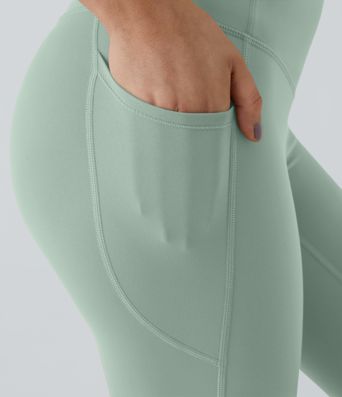 Leggings SoCinched entrenamiento moldeador abdomen bolsillo lateral tiro alto