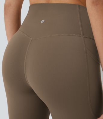 Halara UltraSculpt™ SoCinched Leggings de entrenamiento de cintura alta con control de abdomen y bolsillos moldeadores