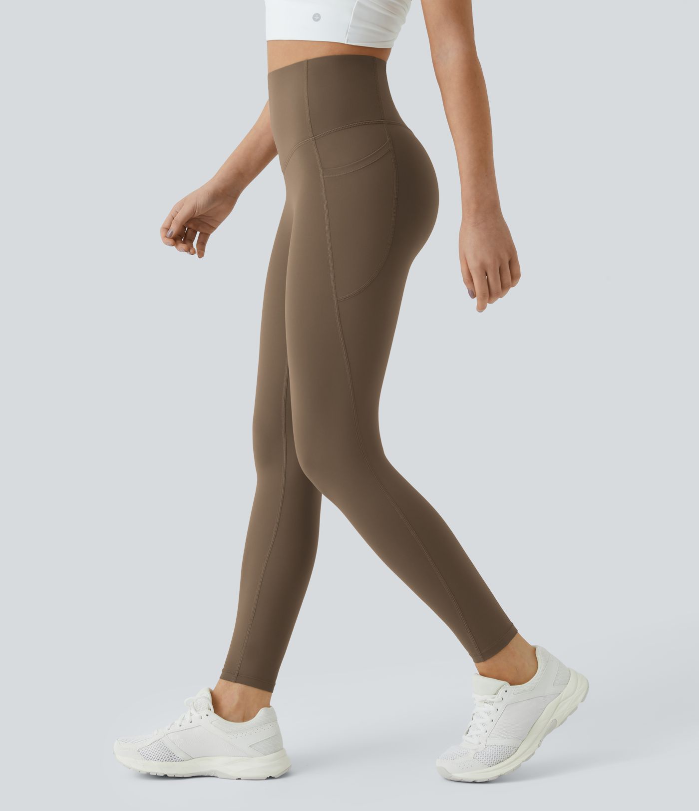 Halara UltraSculpt™ SoCinched Leggings de entrenamiento de cintura alta con control de abdomen y bolsillos moldeadores