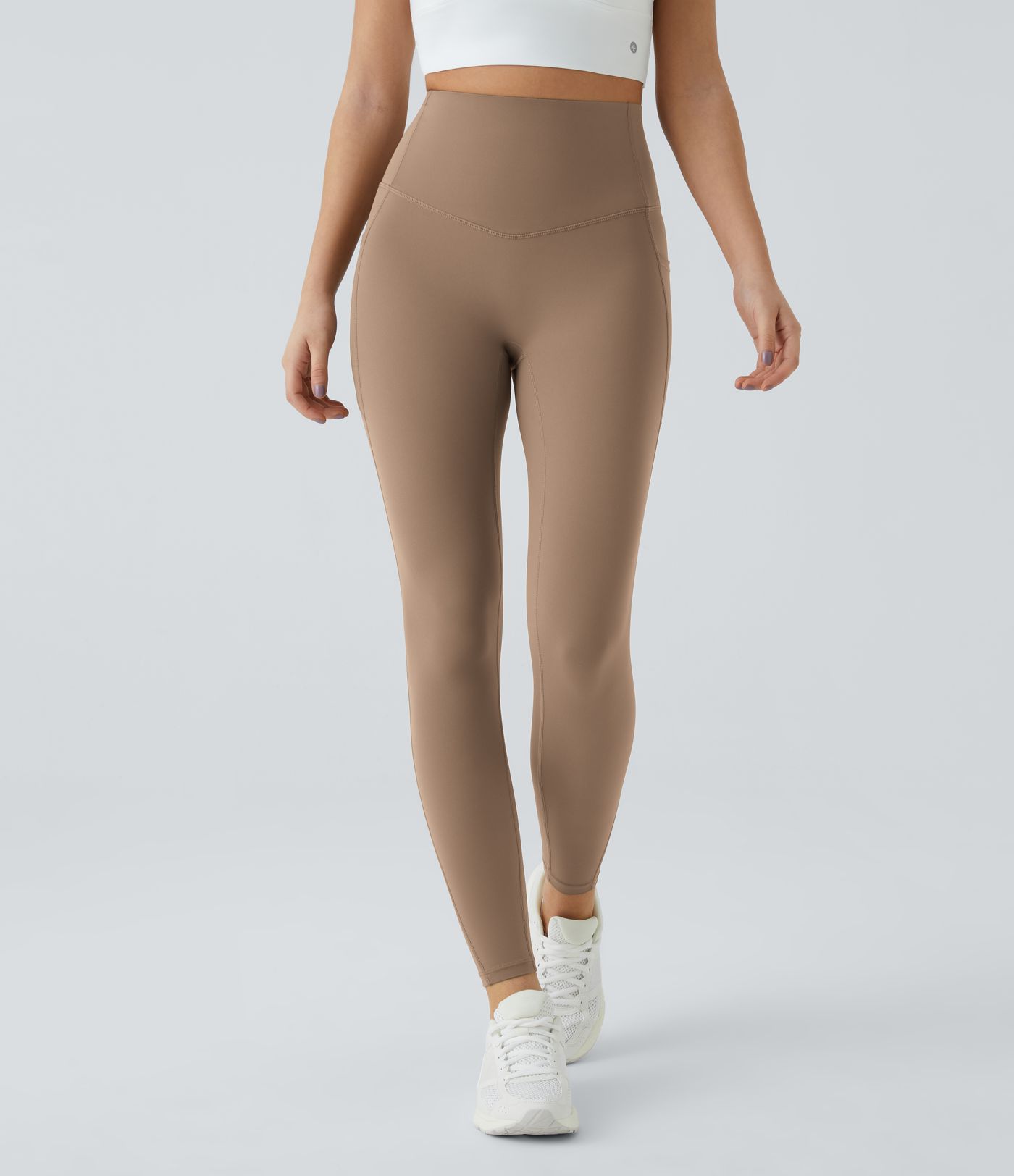 Halara UltraSculpt™ - Formende Workout-Leggings mit hohem Bund, Seitentaschen und Bauchkontrolle