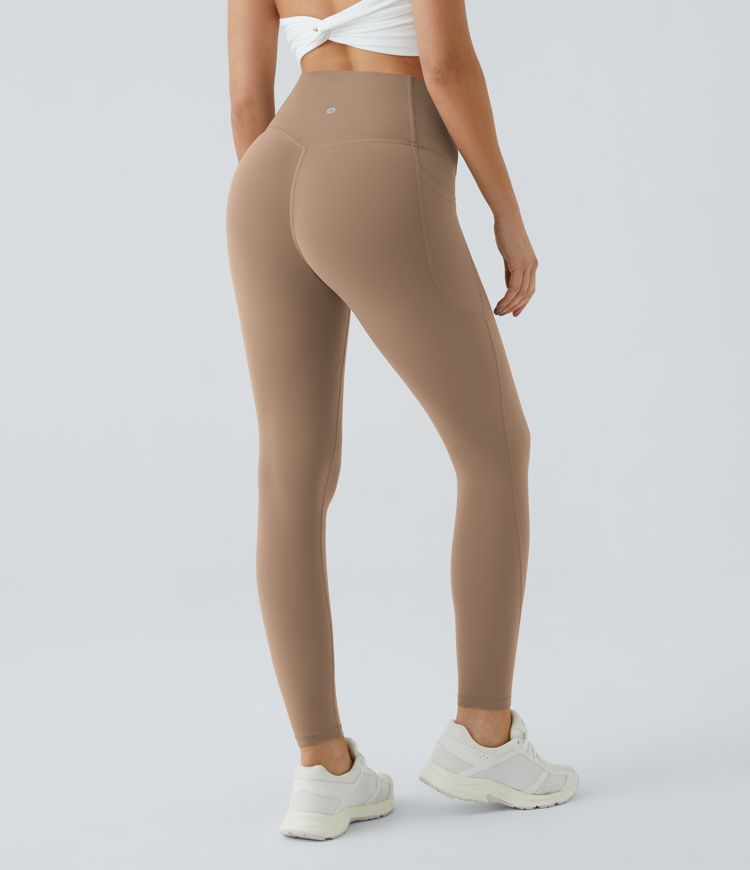 Halara UltraSculpt™ - Formende Workout-Leggings mit hohem Bund, Seitentaschen und Bauchkontrolle