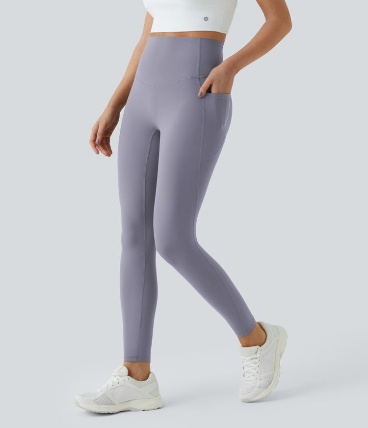 Halara UltraSculpt™ SoCinched Legging de Contrôle Taille Haute avec Poches Sculptantes d'Entraînement