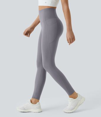 Halara UltraSculpt™ SoCinched Legging de Contrôle Taille Haute avec Poches Sculptantes d'Entraînement