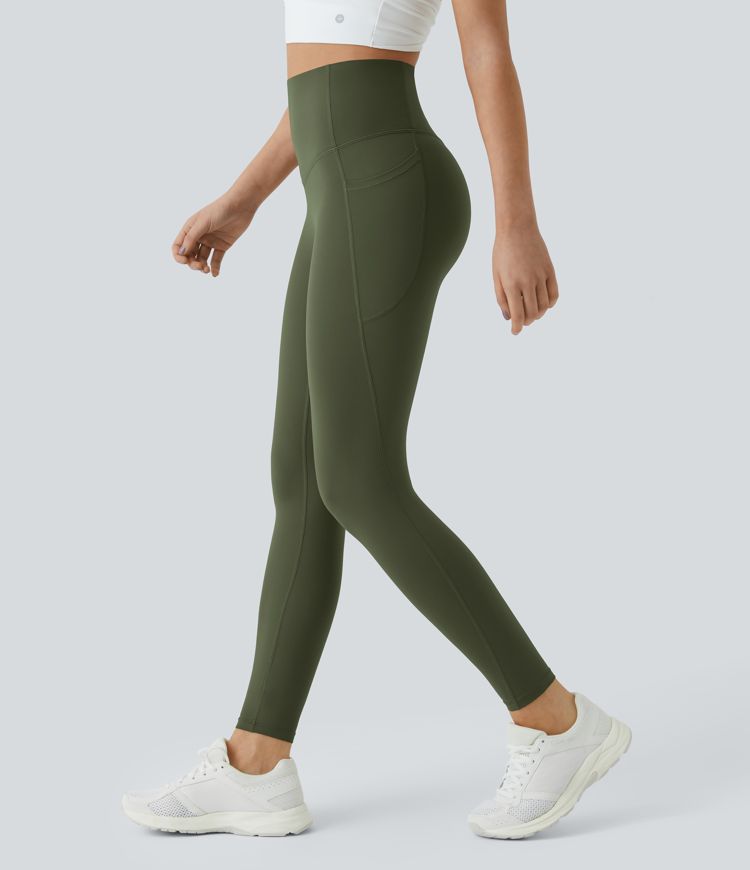 Halara UltraSculpt™ SoCinched High Waisted Tummy Control Side Pocket Shaping Training Leggings