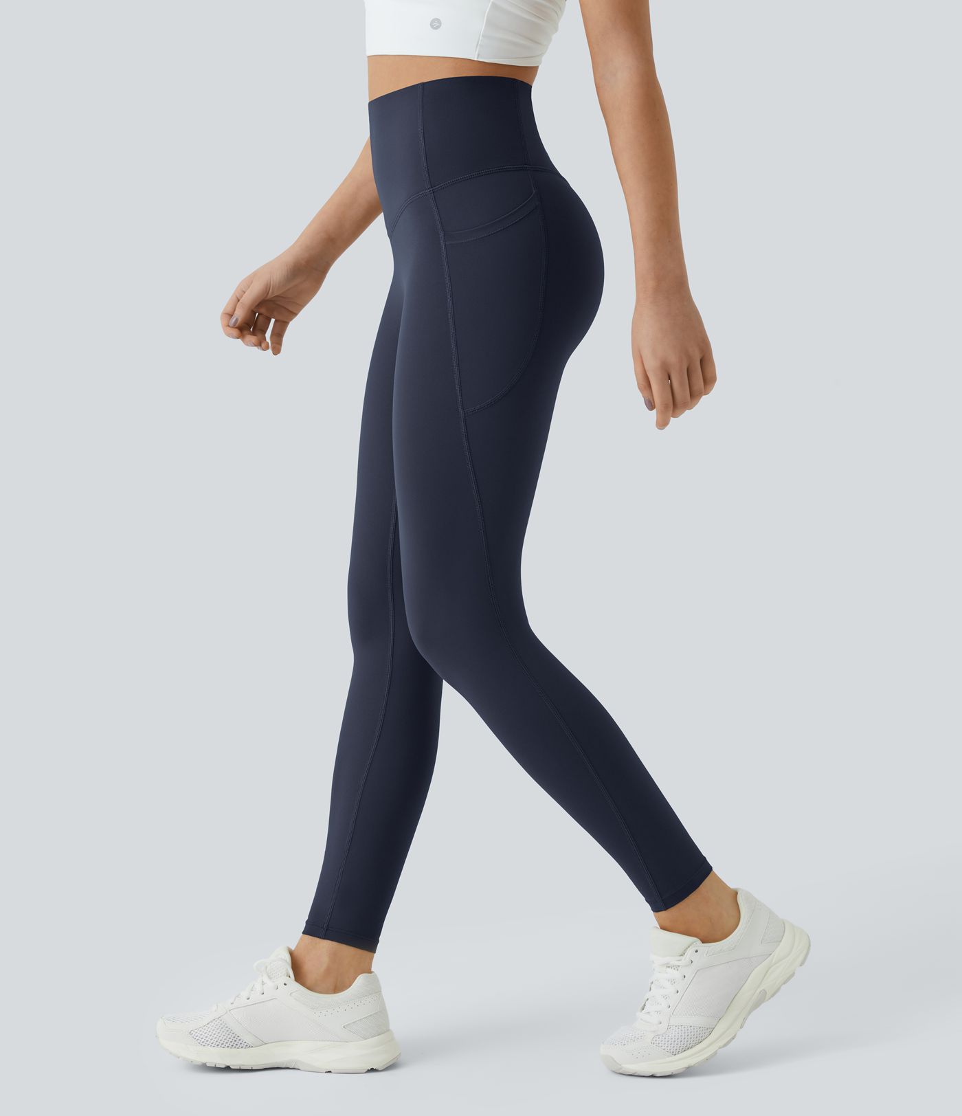 Leggings SoCinched entrenamiento moldeador abdomen bolsillo lateral tiro alto