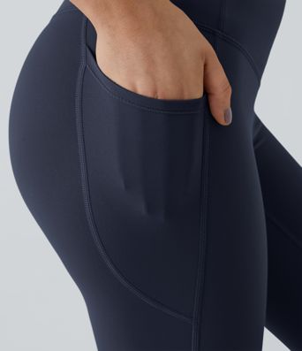 Leggings SoCinched entrenamiento moldeador abdomen bolsillo lateral tiro alto
