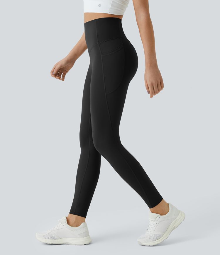 Halara UltraSculpt™ SoCinched High Waisted Tummy Control Side Pocket Shaping Training Leggings
