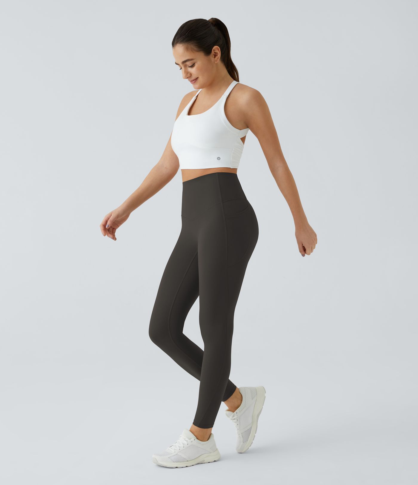 Halara UltraSculpt™ - Formende Workout-Leggings mit hohem Bund, Seitentaschen und Bauchkontrolle