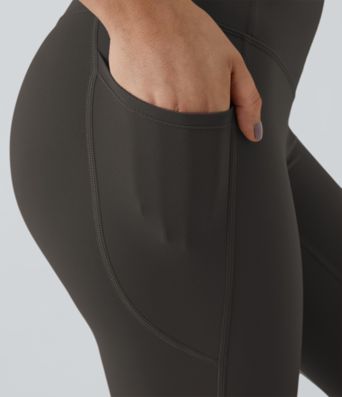 Halara UltraSculpt™ - Formende Workout-Leggings mit hohem Bund, Seitentaschen und Bauchkontrolle