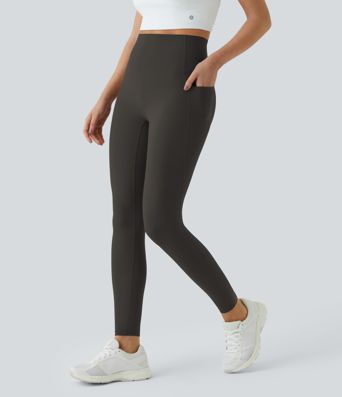 Halara UltraSculpt™ - Formende Workout-Leggings mit hohem Bund, Seitentaschen und Bauchkontrolle