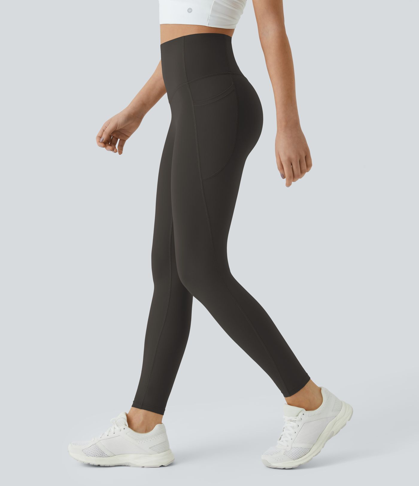 Halara UltraSculpt™ - Formende Workout-Leggings mit hohem Bund, Seitentaschen und Bauchkontrolle