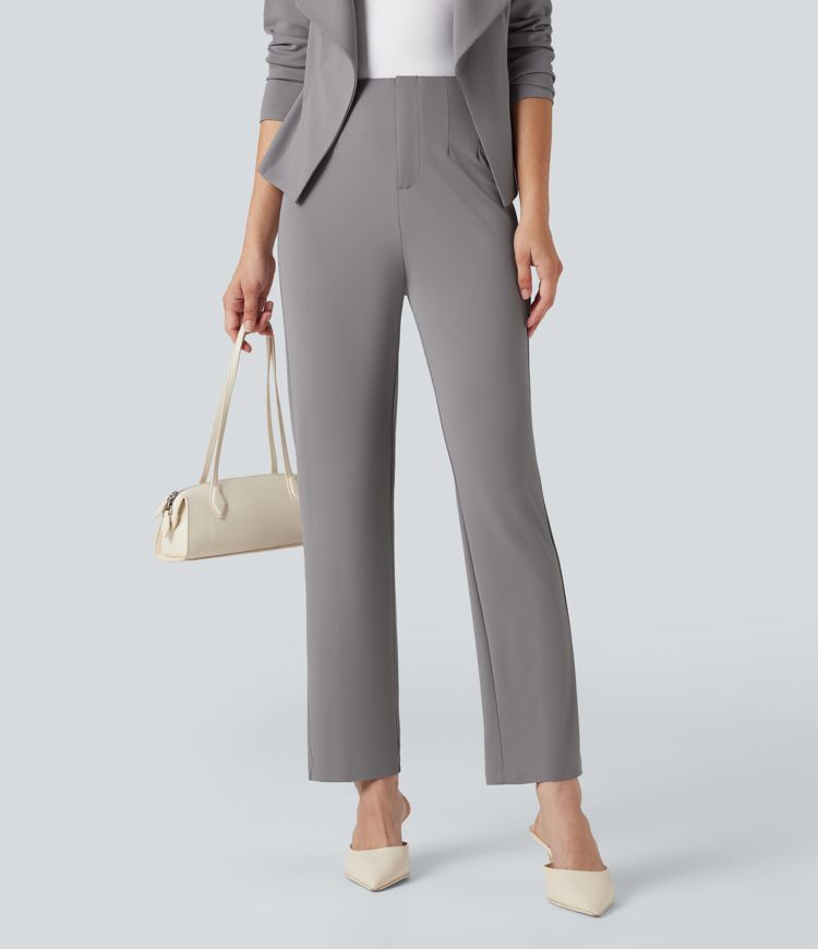 Halara Flex™ High Waisted Tapered Crepe Work Pants