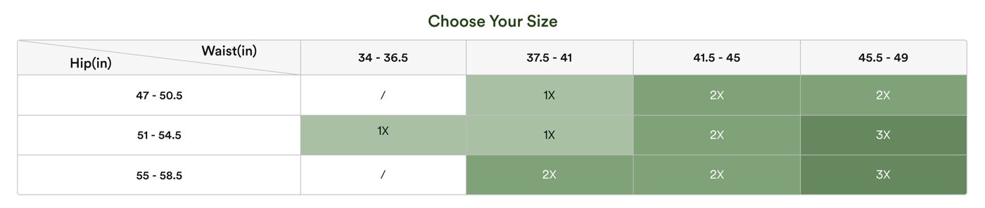 <p style="min-height: 24px"></p>
<p style="text-align:left;"><span style="color: rgb(36,67,23);font-size: 18px;"><strong>2. Pick your size </strong></span></p>
<p style="text-align:left;"><span style="color: rgb(36,67,23);">Double check the size chart to be sure your free product fits. </span></p>
