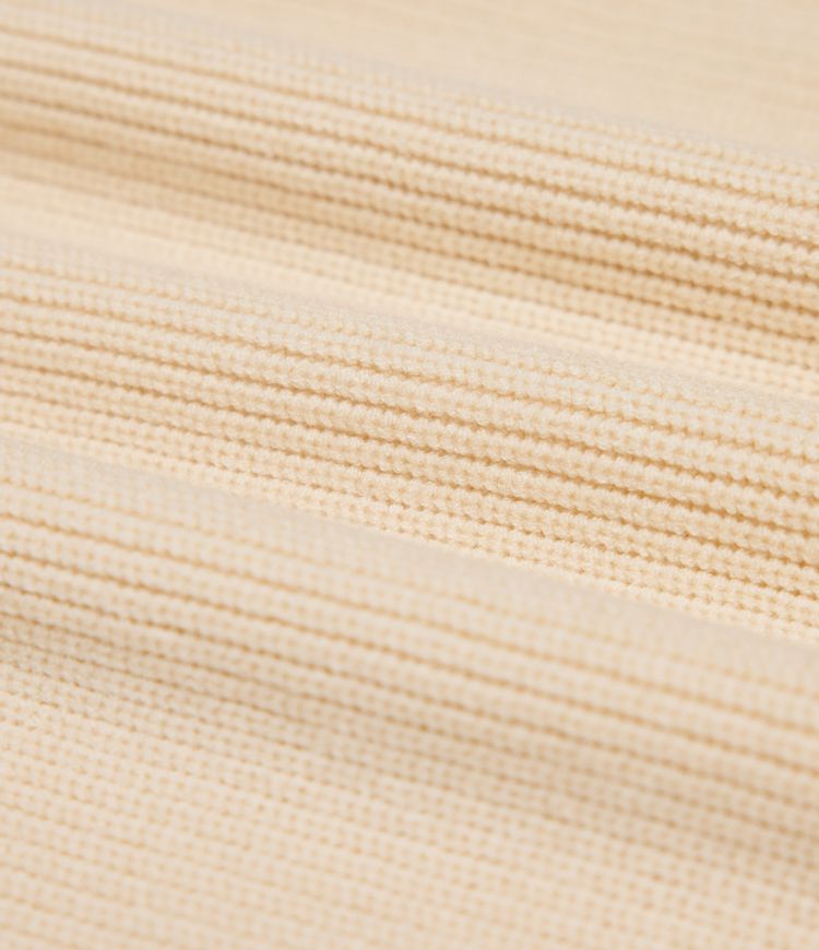 Lässiges Stricktop mit Rundausschnitt, Seitenbindung und langen Ärmeln​