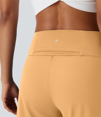 Softlyzero™ Airy Bermuda de yoga taille haute avec poches multiples et toucher frais
