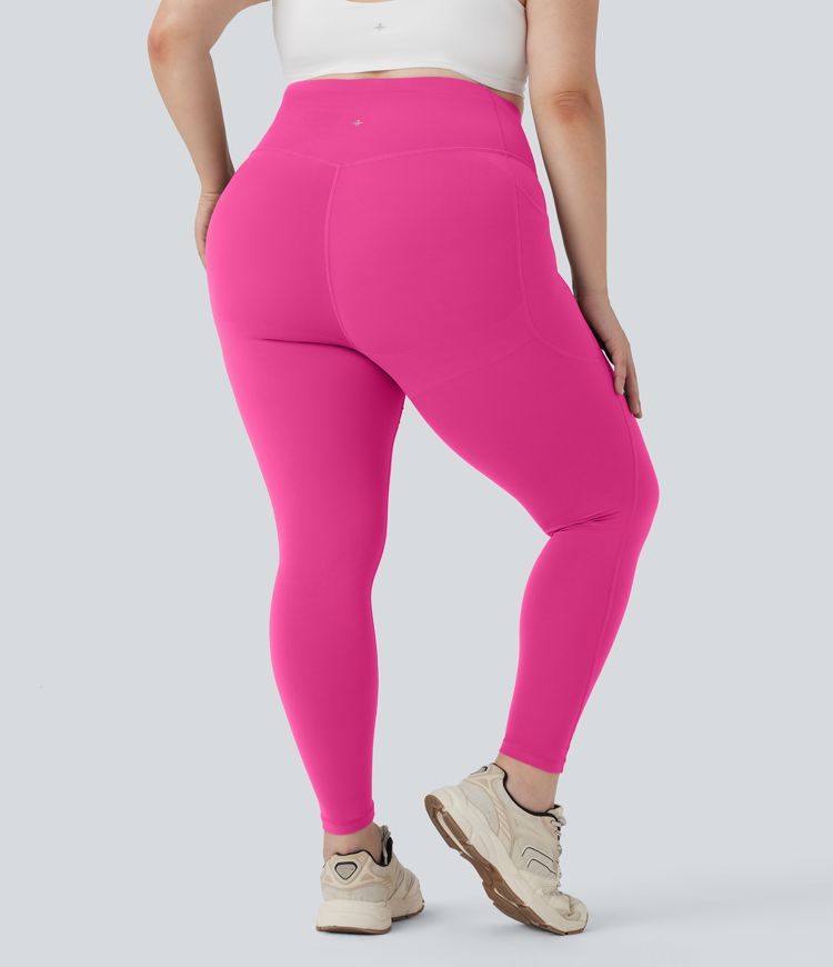 Plus Size Halara UltraSculpt™ High Waisted Butt Lifting Tummy Control Shaping Training Leggings with Pockets