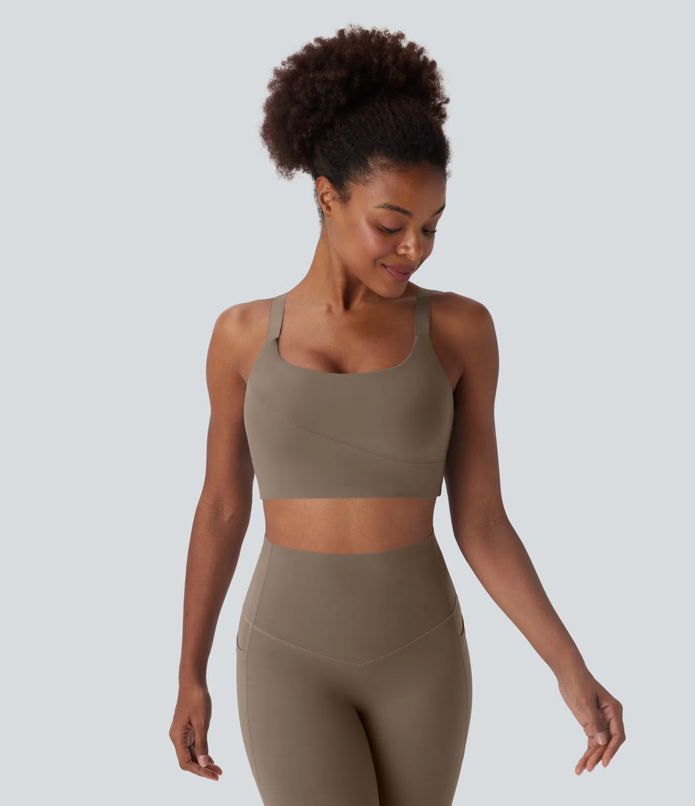 Halara UltraSculpt™ Medium Support Backless Adjustable Strap Training Sports Bra-D/DD/DDD/F Cups