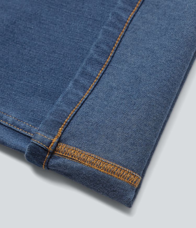 Halara Flex™ Denim Heat Mid Rise Casual Flare Jeans with Pockets