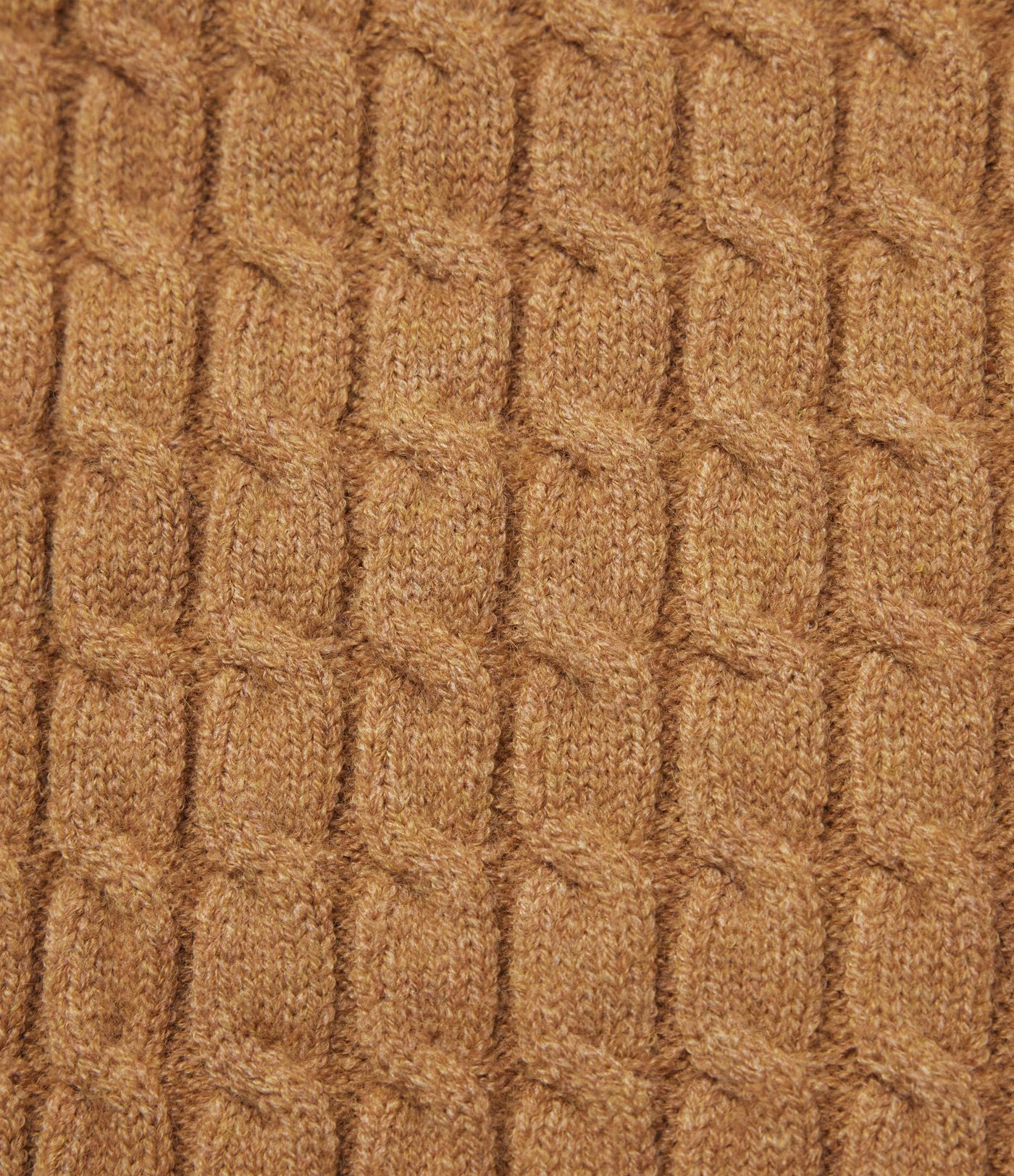 V-neck Cable Knit Work Cardigan