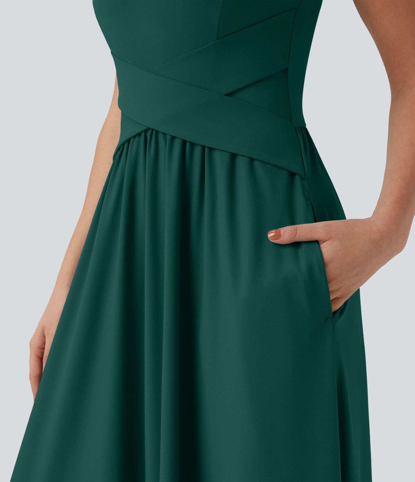 Flowy Maxi Casual Dress with Pockets