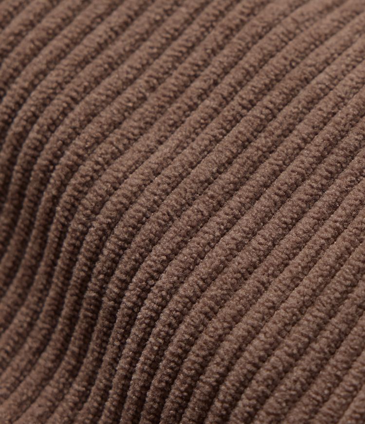 Stand Collar Corduroy Casual Padded Jacket with Pockets